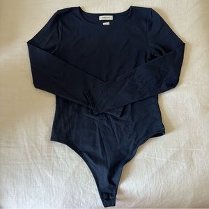 Navy Aritzia Contour Bodysuit